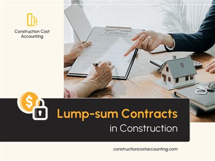How does a lump sum contract work