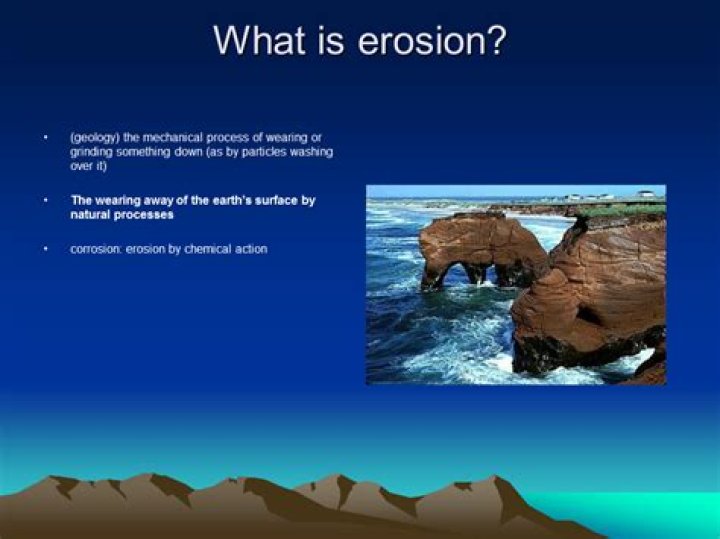 How does erosion affect the earth