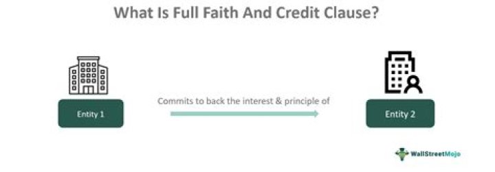 How does full faith and credit clause work