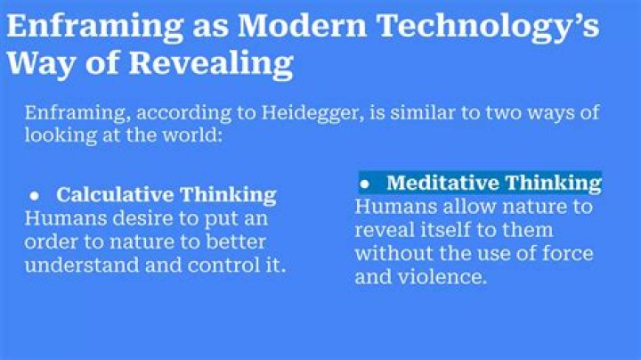 How does Heidegger define Enframing