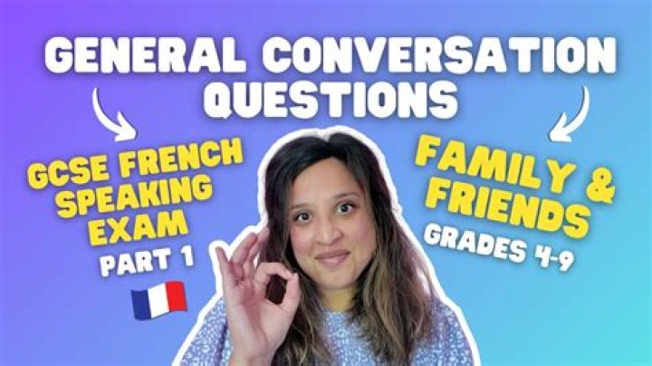 How does the GCSE French speaking exam work