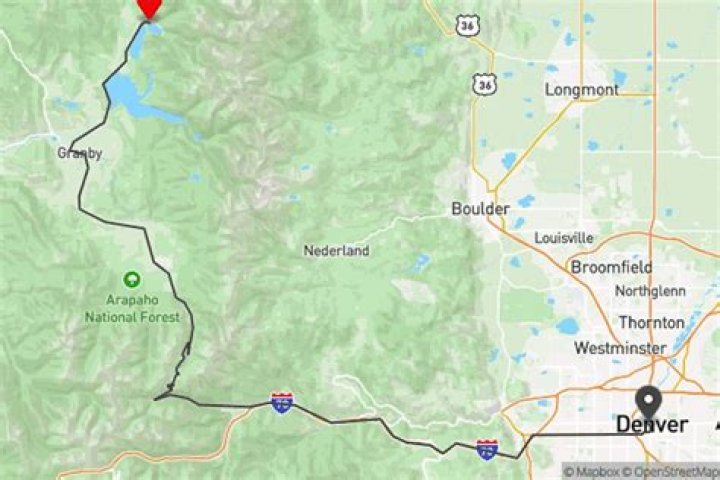 how far is grand lake from denver