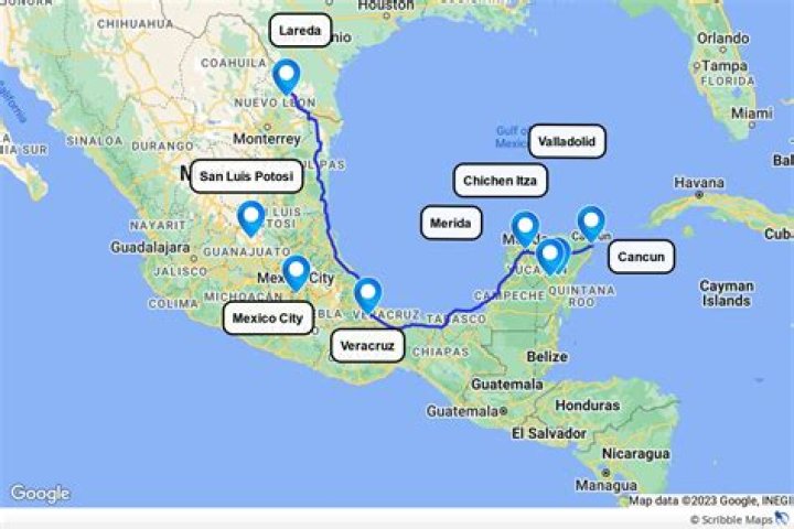 how far is mexico from chicago