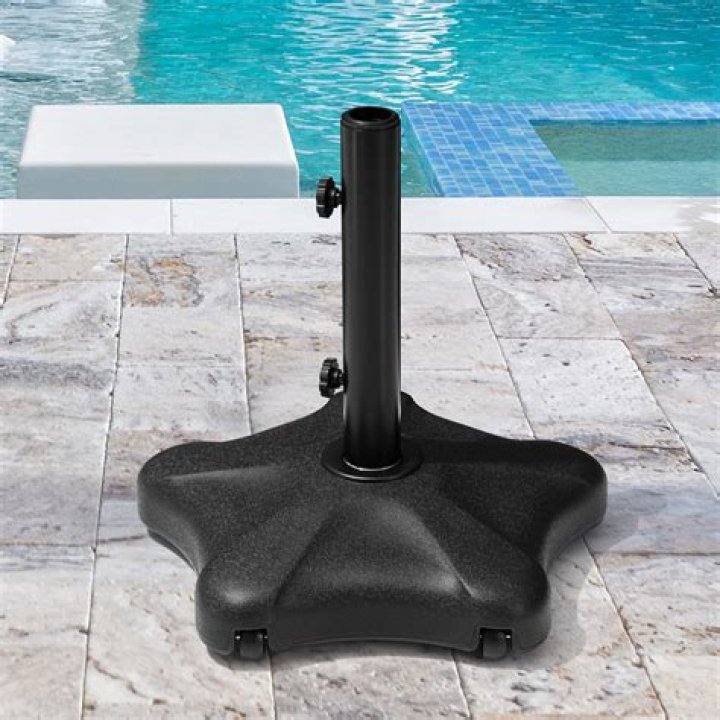 How heavy should patio umbrella base be