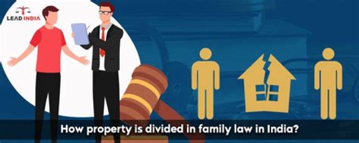 How is property inherited divided