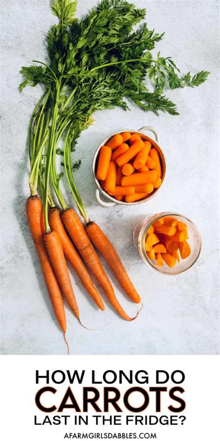 how long do carrots last in the fridge