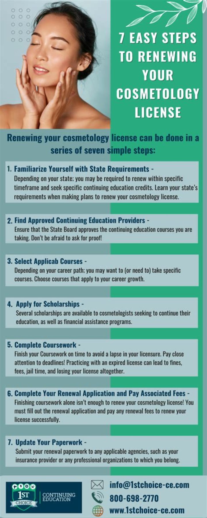 How long do you have to renew your cosmetology license