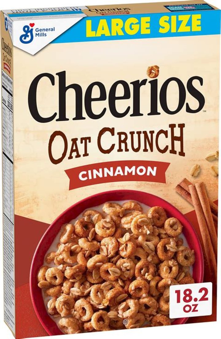 How many calories is in a cup of Cheerios with almond milk?