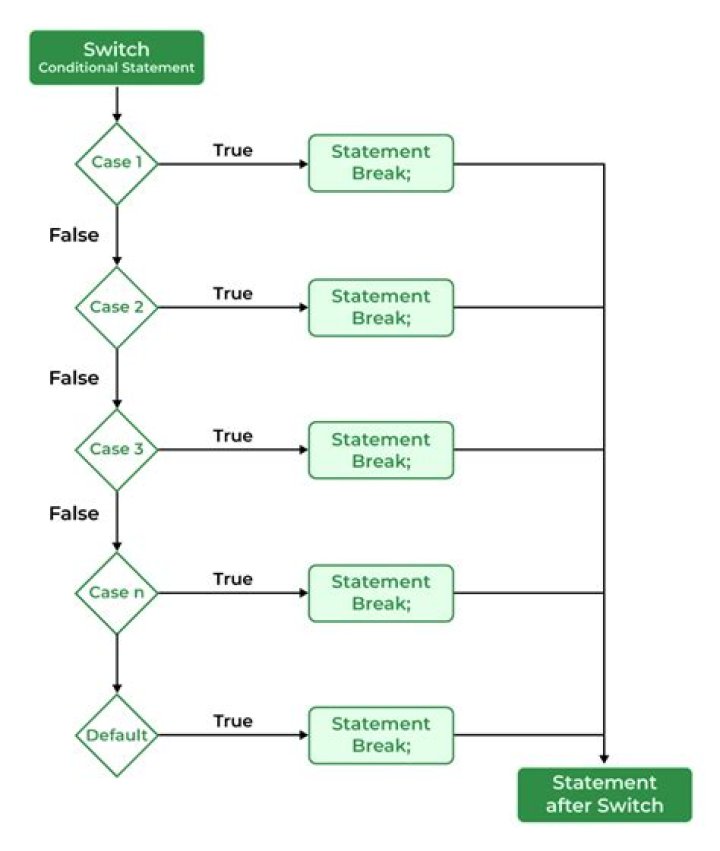 how many cases a switch statement can have