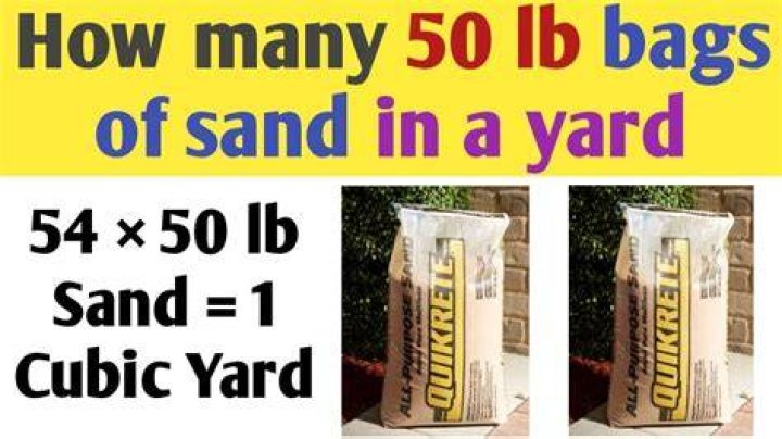 How many cubic feet is a 50 lb bag of play sand?