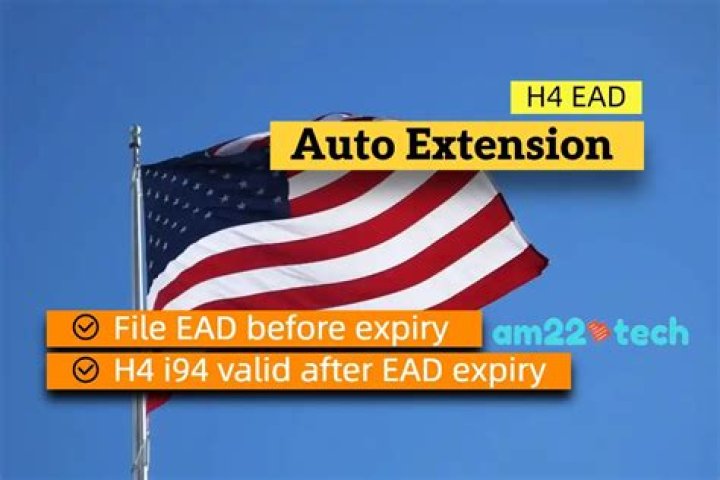 How many days before we can apply for h4 EAD extension?