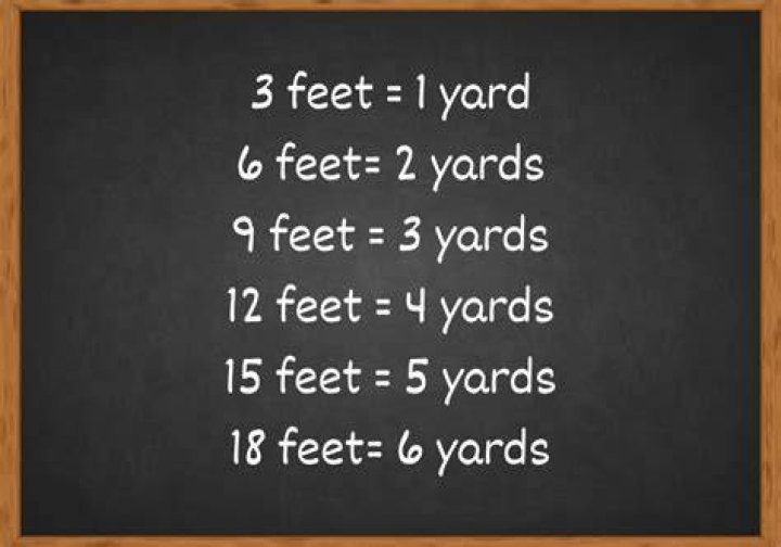 how many feet is a yard