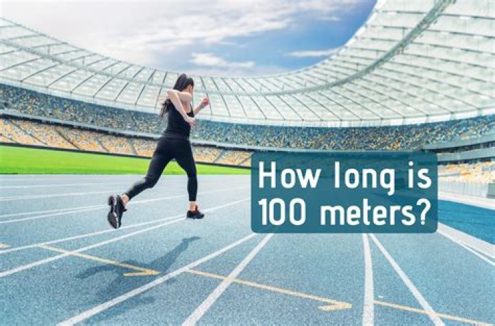 How many laps is a 100 meter run?