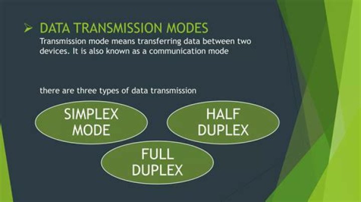 how many main types of data transmission modes
