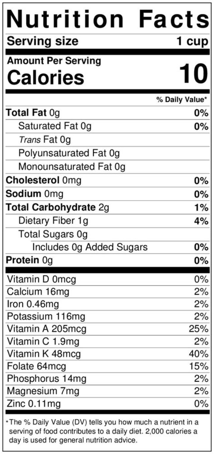 How many net carbs are in 2 cups of romaine lettuce?