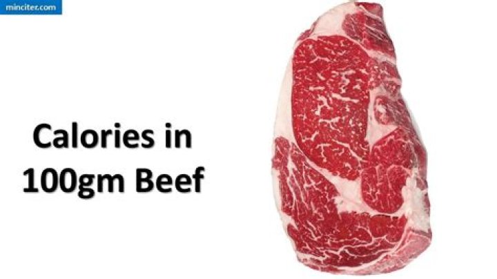 How many ounces is 100 grams of beef?