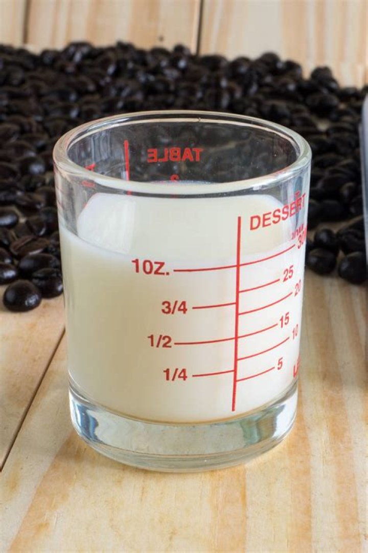 How many ounces of powdered milk are in a cup?
