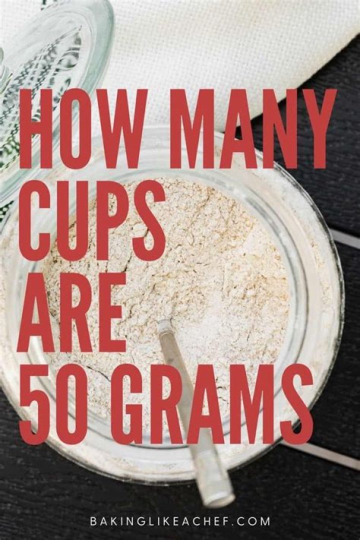 How many Oz is 50 grams of flour?