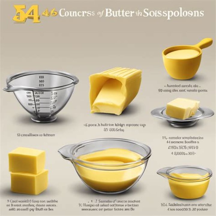 How many teaspoons of butter is 5 ounces?