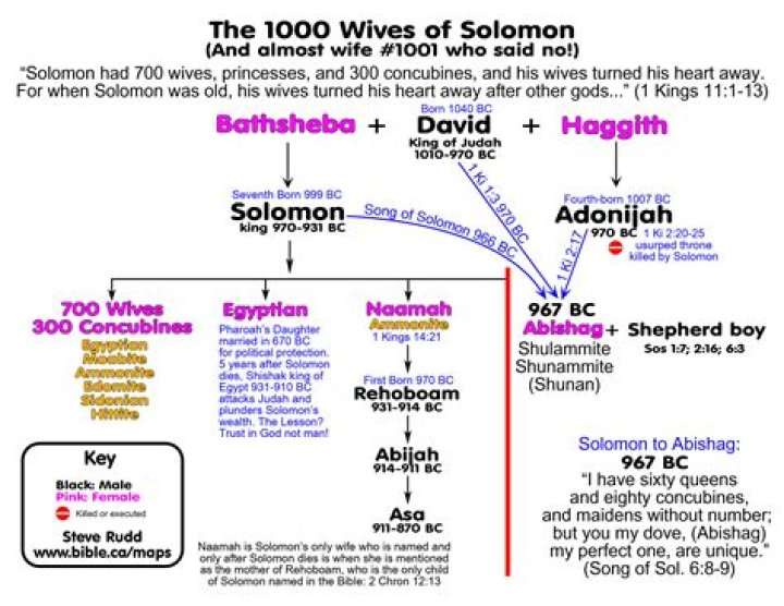 How many wives did Asa have?