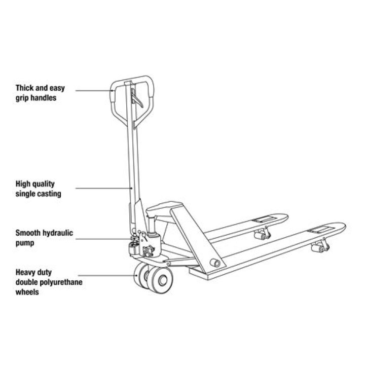How much can a pallet jack lift?