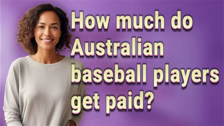 How much do Australian baseball players get paid