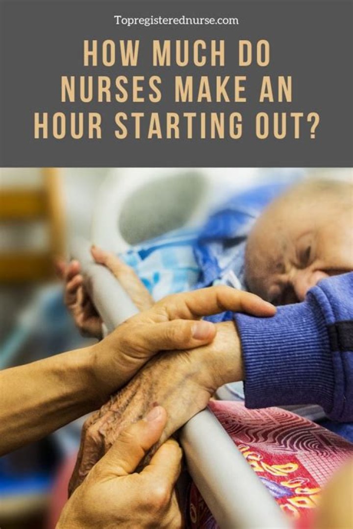 how much do nurses make an hour