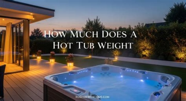 how much does a hot tub weigh