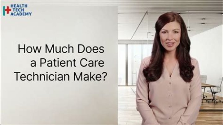 How much does a patient care tech make an hour?