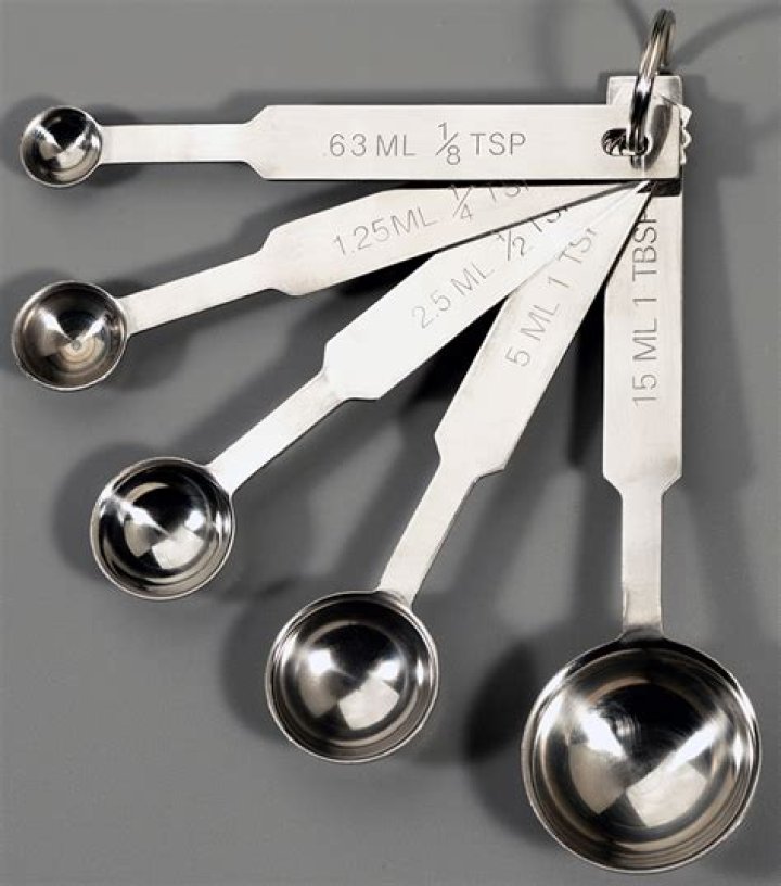 How much does a TSP weigh in grams?