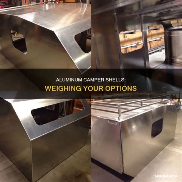 How much does an aluminum camper shell weigh