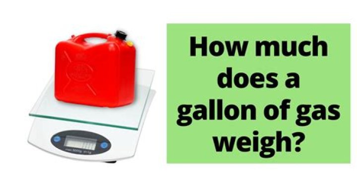 How much does gas fuel weigh?