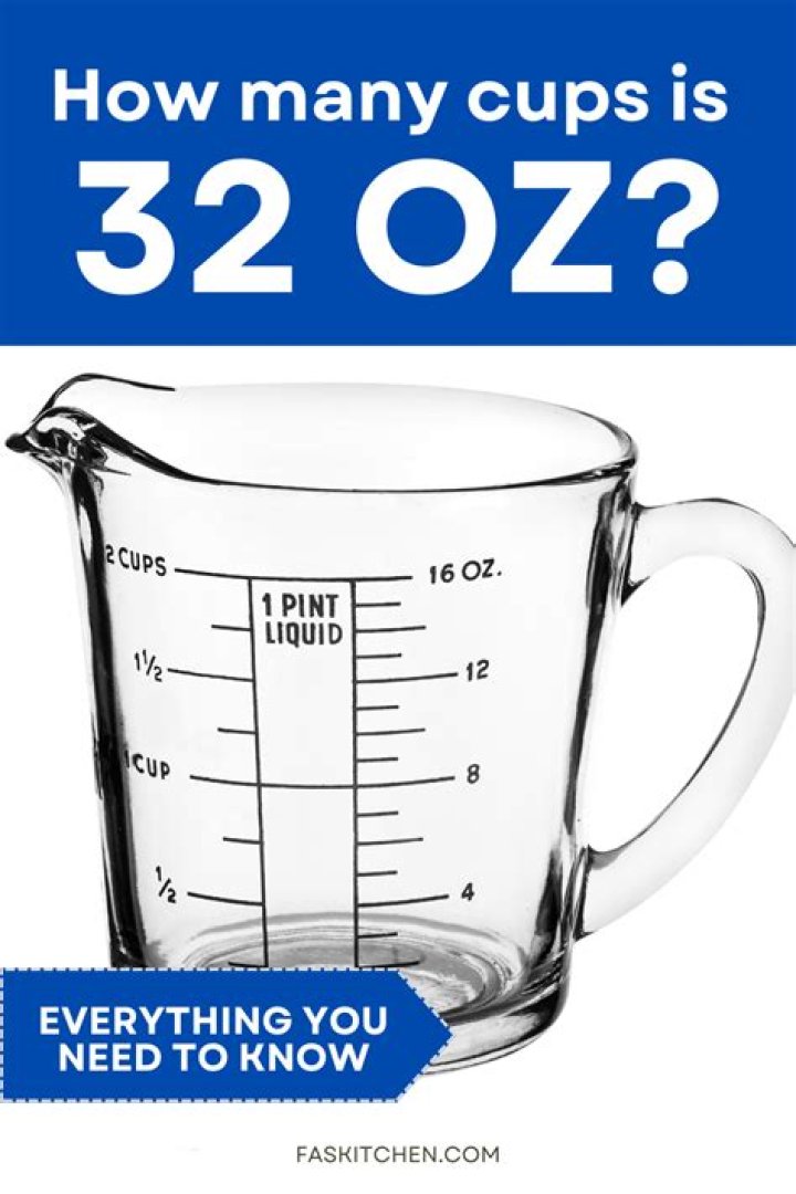 How much is 29 oz in cups?