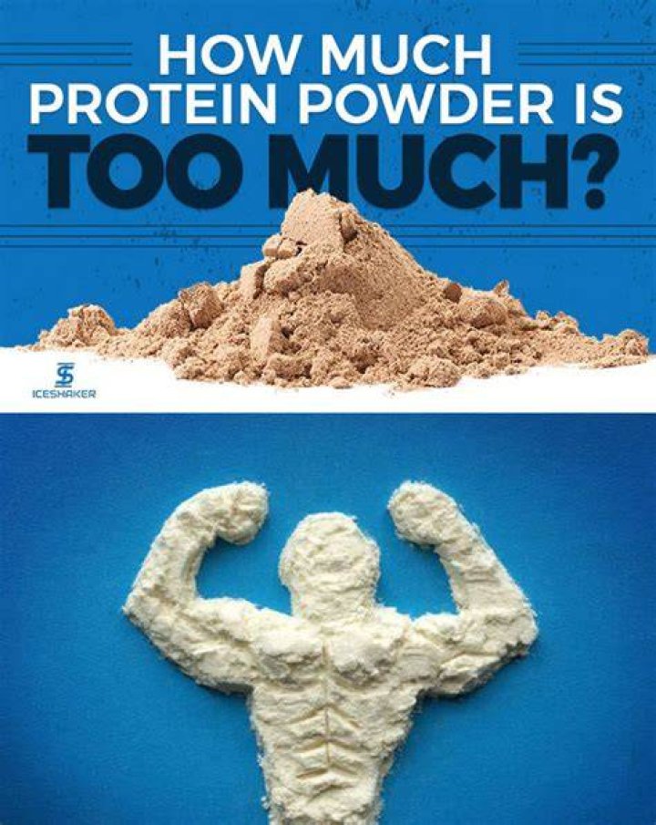 how much protein powder is too much