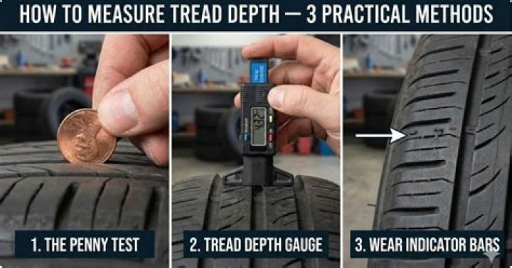 How much tire tread left is safe?