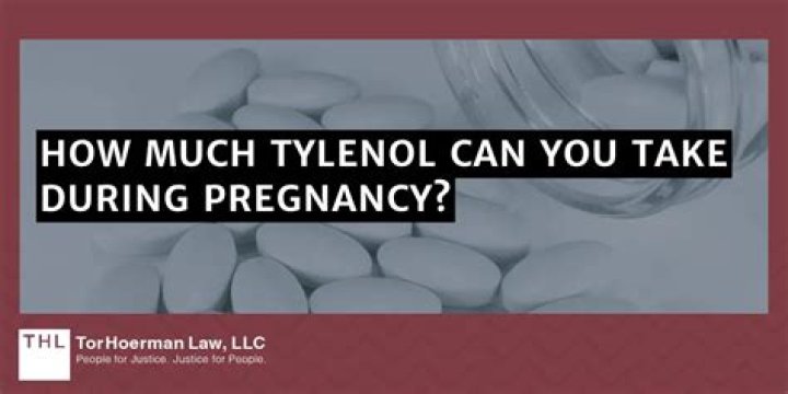 How much Tylenol can I take when pregnant