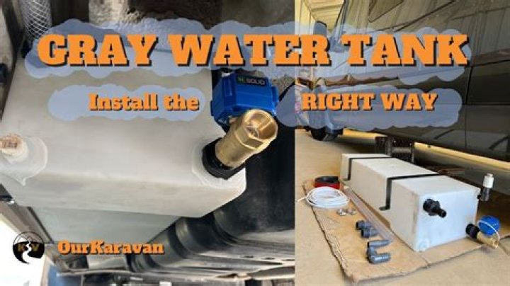How often should you empty a GREY water tank