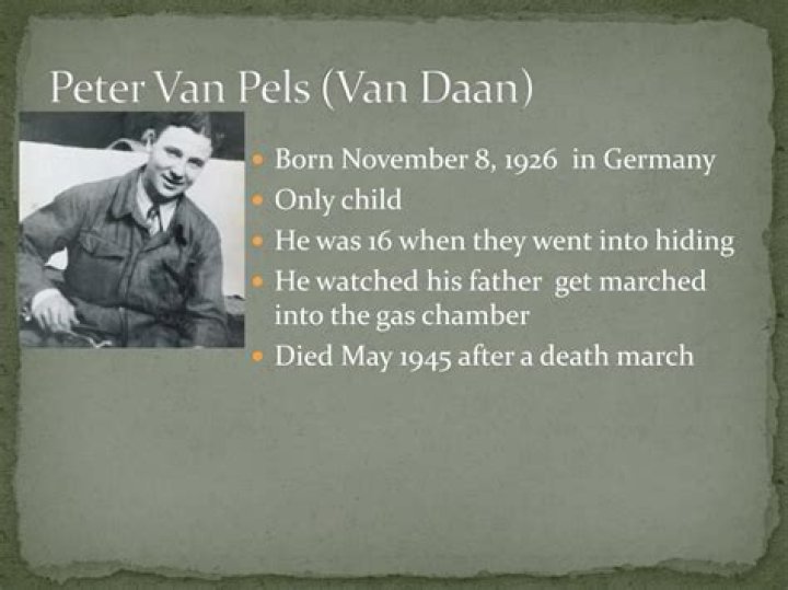 how old was peter van daan