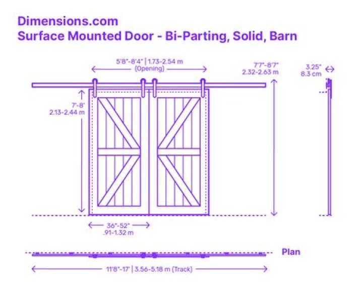 How thick are barn doors