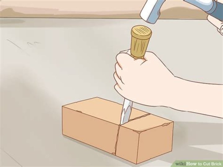 how to break a brick in half