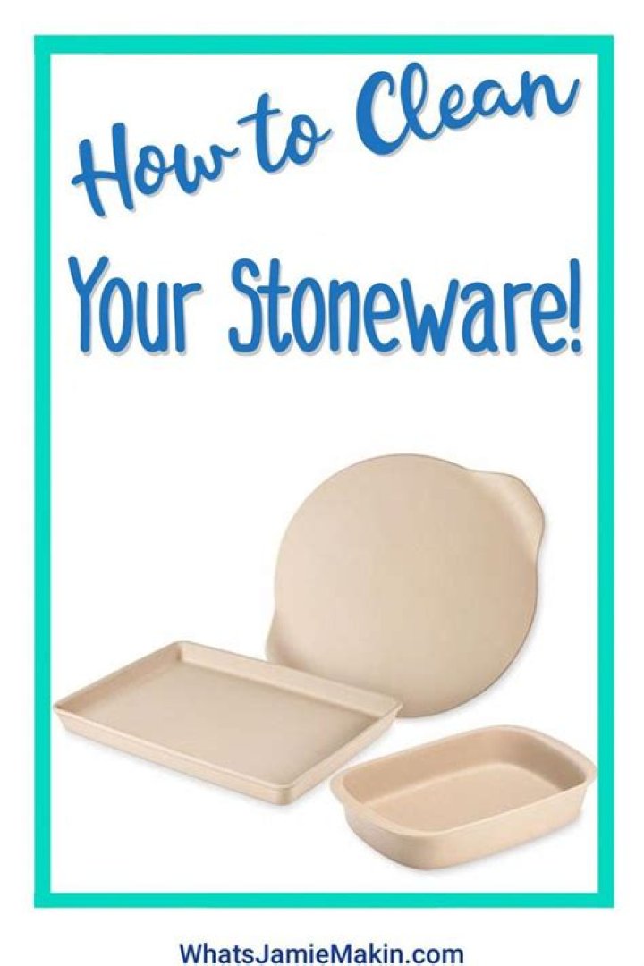 how to clean pampered chef stoneware
