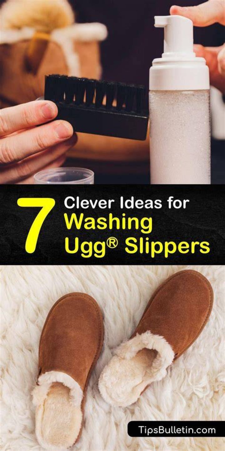 how to clean ugg slippers