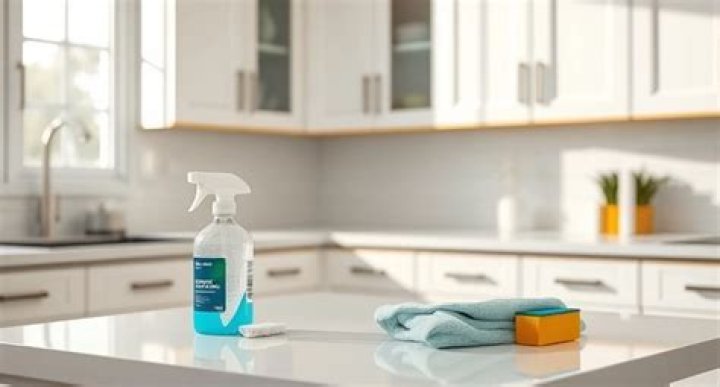 how to clean white laminate cabinets