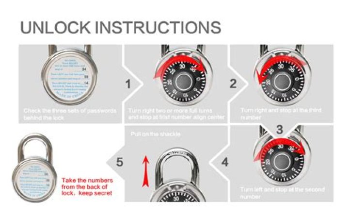 how to crack a 4 digit combination lock box