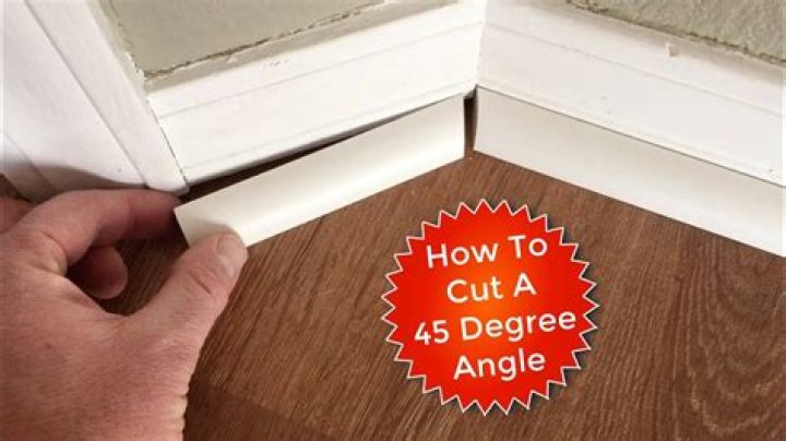 how to cut floor trim