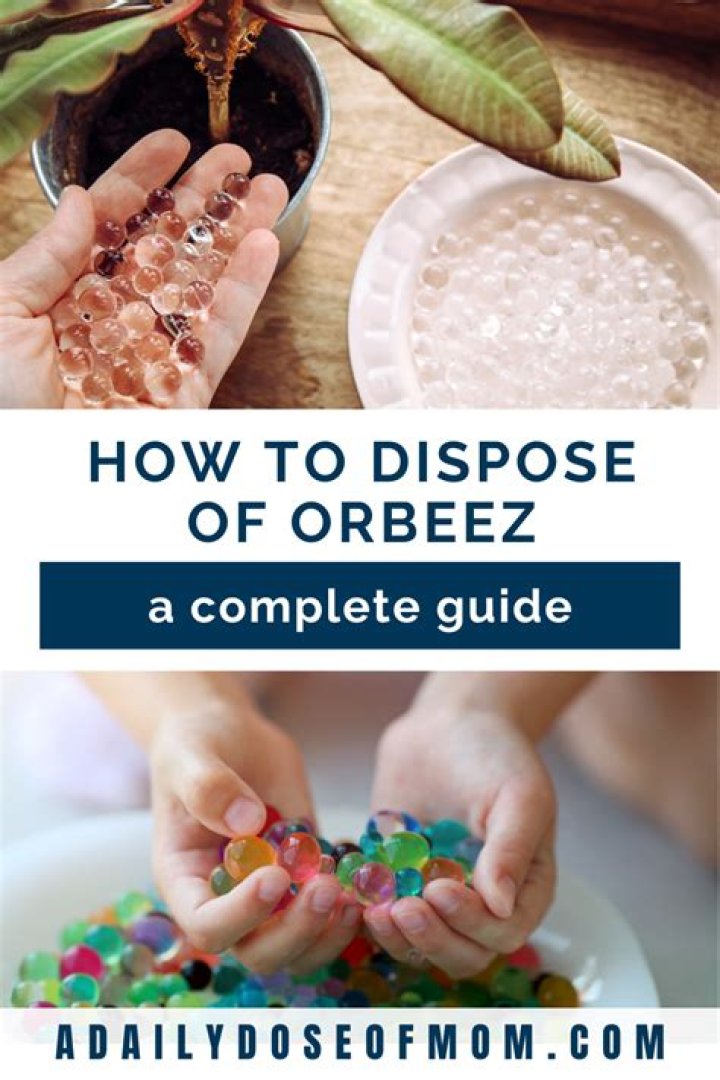 how to dispose of orbeez