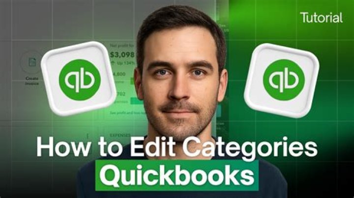 how to edit categories in quickbooks