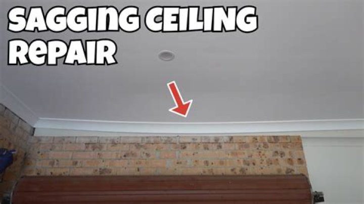 how to fix sagging ceiling joists