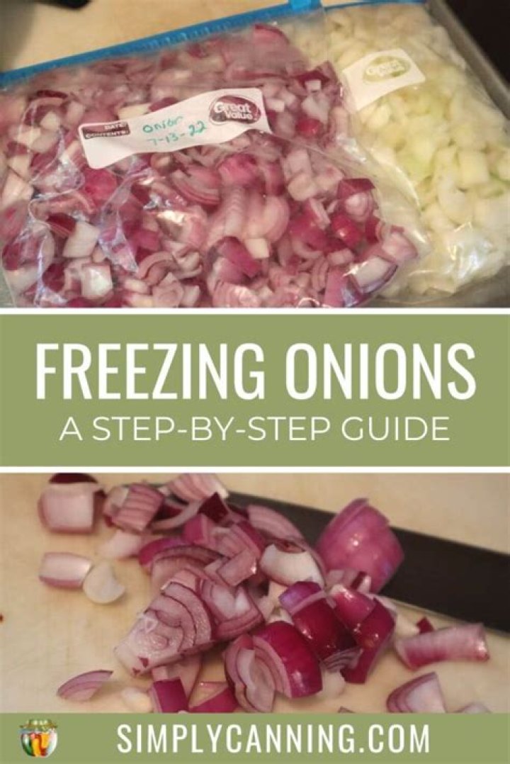 how to freeze onions uk