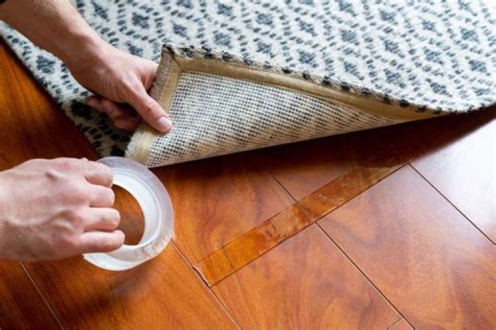 how to get carpet tape off wood floor